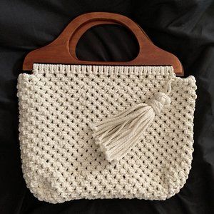 Handmade Macrame Handbag